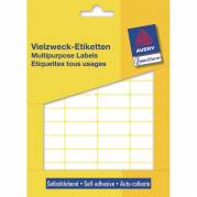 Universeletiket, Avery, 3319 29x18mm hvid, antal etiketter pr. ark : 32 pakke med 960 stk