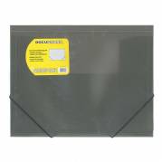 Plastmappe, BNT Docusmart gr&aring;, 210x297mm, PP/elastic