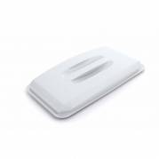 L&aring;g, Durable Durabin, 60 liter, hvid
