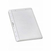 Lommeringsblade, Esselte, linjeret, hvid blok a 50 ark