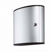 N&oslash;gleskab, Durable KEY BOX 302x280x118mm, til 36 n&oslash;gler, aluminium aluminium/gr&aring;