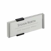 Skilt, Durable Info Sign, 149x52,5mm aluminium/gr&aring;