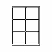Universeletiket, BNT Bnt/Office 99x93mm hvid, pakke a 100 ark