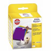 Universeletiket, Avery, AS0722550 19x51mm hvid, rulle a 500 etiketter
