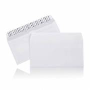 Mailman, langsiden &aring;ben, 1, hvid Permanent (DP 37), peel&seel, 90g/m2 pakke a 500 stk palle a 120 kassees, 10156