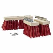 B&oslash;rster og koste, Vikan Replace brushes boot cleaner, r&oslash;d/tr&aelig; x320mm
