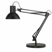 Arkitektlampe, Unilux, Success 60 med bordfod & bordklemme, sort
