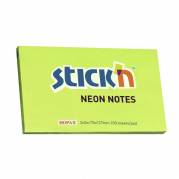 Notes, BNT Stick&acute;n, gr&oslash;n, 127x76mm