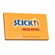 Notes, BNT Stick&acute;n, orange, 127x76mm