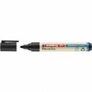 Marker, Edding Ecoline, 31, 1,5-3,0MM Rund spids, sort, permanent