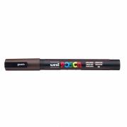 Paintmarker, Uni Posca, PC-3M, 0,9-1,3MM Rund spids, brun, permanent
