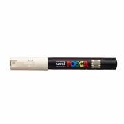 Paintmarker, Uni Posca, PC-1M, 0,7MM Rund spids, hvid, permanent