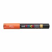 Paintmarker, Uni Posca, PC-1M, 0,7MM Rund spids, orange, permanent