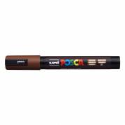 Paintmarker, Uni Posca, PC-5M, 1,8-2,5MM Rund spids, brun, permanent