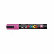 Paintmarker, Uni Posca, PC-5M, 1,8-2,5MM Rund spids, pink, permanent