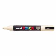 Paintmarker, Uni Posca, PC-5M, 1,8-2,5MM Rund spids, beige, permanent