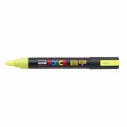 Paintmarker, Uni Posca, PC-5M, 1,8-2,5MM Rund spids, gul, permanent