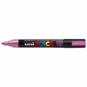Paintmarker, Uni Posca, PC-5M, 1,8-2,5MM Rund spids, pink, permanent
