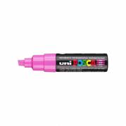 Paintmarker, Uni Posca, PC-8K, 8MM Rund spids, pink, permanent
