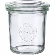 Sylteglas, Rund, &Oslash; 60, h&oslash;jde 69 Glass, transparent, pakke a 12 stk Weck F&oslash;devaregodkendt