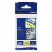 Labeltape, Brother Labeltape, TZE-PR955 hvid/s&oslash;lv