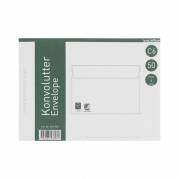 NoName, langsiden &aring;ben, hvid Permanent (DP 37), peel&seel pakke a 50 stk, 561700