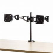 Monitorarm, Fellowes, sort
