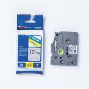 Labeltape, Brother Labeltape, TZEMPSL31 12mmx4.00m sort/metallic
