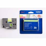 Labeltape, Brother Labeltape, TZEMQG35 hvid/gr&oslash;n