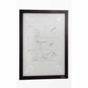 Magnetlomme, Durable Duraframe Wallpaper A4, sort kasse med 10 pakker