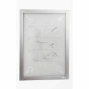 Magnetlomme, Durable Duraframe Wallpaper A4, metallic kasse med 10 pakker