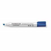 Whiteboardmarker, Staedtler Lumocolor 351 B-3, 2-5MM, Skr&aring; spids, bl&aring;, 351 B-3