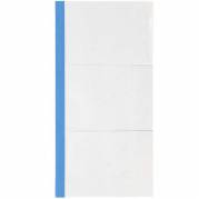 Telefonblok, Bantex, 3-section, hvid 120x240mm, 60g/m2