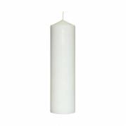 Bloklys, udvendig diameter: 70 mm, Voks hvid, 85h, pakke a 12 stk