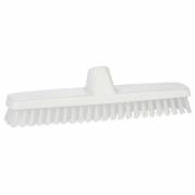 Gulvskrubbe, Vikan, Deck scrub, hard hvidx295mm