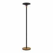 Gulvlampe, Unilux, Uplight, sort/tr&aelig;