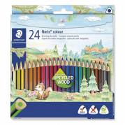 Farveblyant, Staedtler Noris, Spids assorteret, 187 C24, s&aelig;t af 24 stk