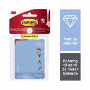 Command, 3M Command 17017CLR-AWPU, transparent kasse a 4 pakker