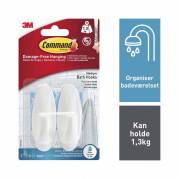 Command, 3M Command 17081B, hvid, kasse a 6 pakker