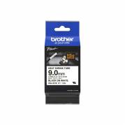Labeltape, Brother Labeltape, 9mmx1.50m sort/hvid