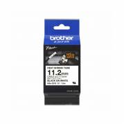 Labeltape, Brother Labeltape, HSE231E 12mmx1.50m sort/hvid