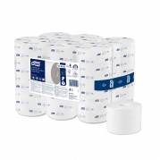 Toiletpapir, Tork, Premium, Mid-Size T7 hvid x 63.30m, kasse a 18 ruller FSC Mix Credit