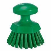 Skureb&oslash;rste, Vikan Round hand scrub hard &Oslash;110, gr&oslash;nx110mm &Oslash; 110mm