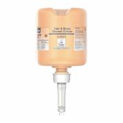 Hair and Bodyshampoo, Tork, S2, Orange s&aelig;be, pakke a 1 stk