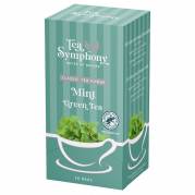 Te, Symphony, Gr&oslash;n tea mint pakke a 20 stk