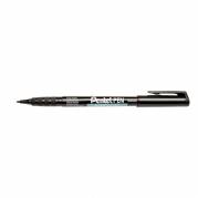 Marker, Pentel Recycology, NMS50, 1MM Spids, sort, 2451001