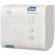 Toiletpapir Ark, Tork, Advanced, Bulk 2 lag, tissue, hvid 110mm, &aelig;ske a 9072 ark FSC Recycled Credit