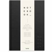 Notesbog, Mayland Deluxe, A5, sort, 148 x210mm, 100g/m2