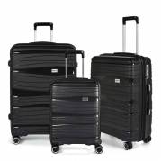 Kufferts&aelig;t, RW Alfrida, 3-s&aelig;t 20"/24"/28" med TSA-l&aring;s sort s&aelig;t med 3 dele