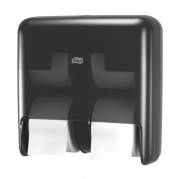 Toiletpapirdispenser ruller, Tork, T7 Optiserve 4 rolls, sort 319mmx323mm x 174mm